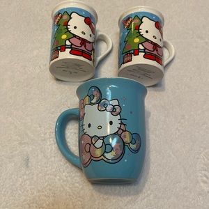 HELLO KITTY Set Of 3 Mugs
